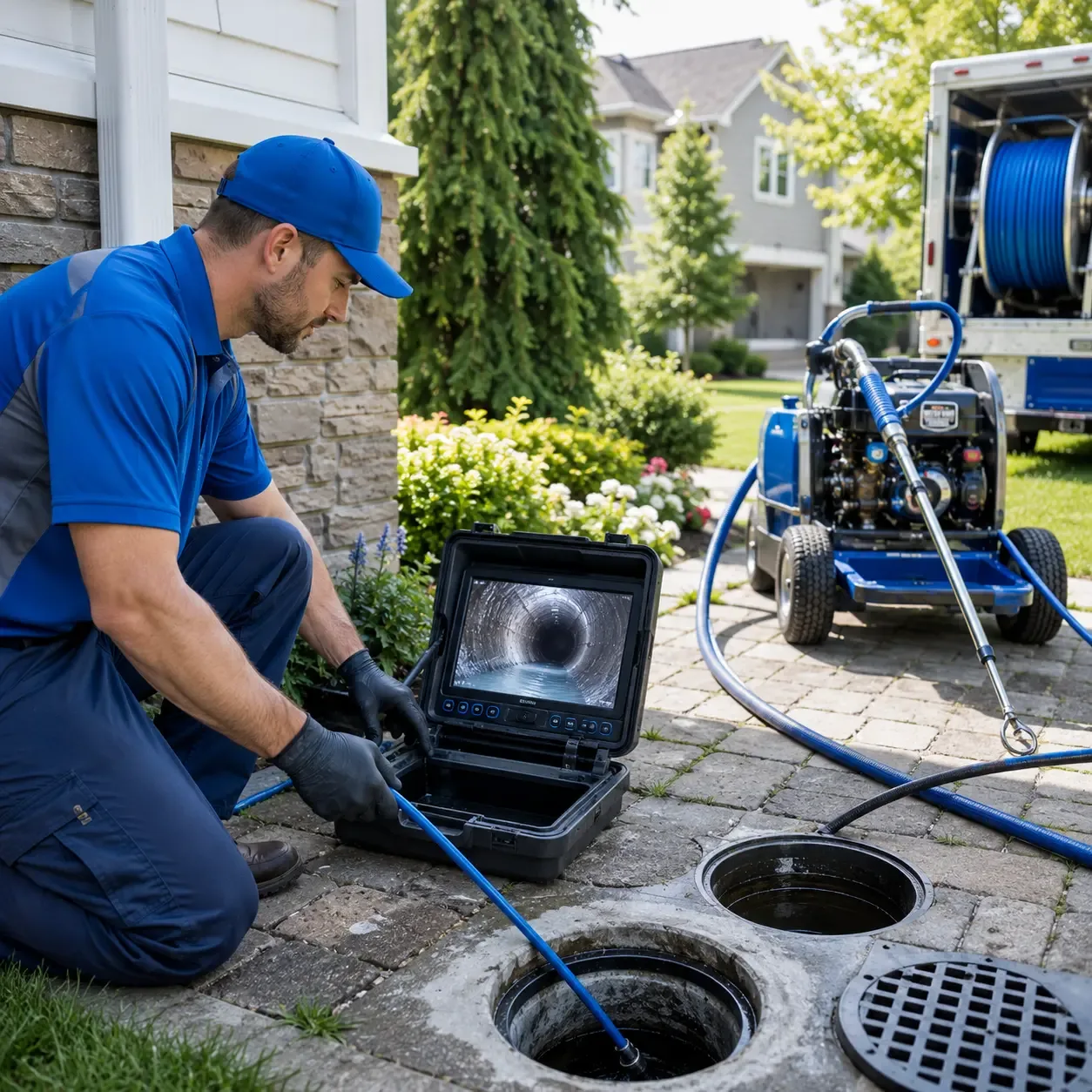 Outdoor drain cleaning professionals serving Centre, AL
